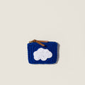 Miu Miu Pouch mit Reißverschluss in Häkeloptik, pre-owned