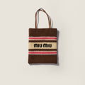 Miu Miu Shopper aus Garn in Bast-Optik, pre-owned